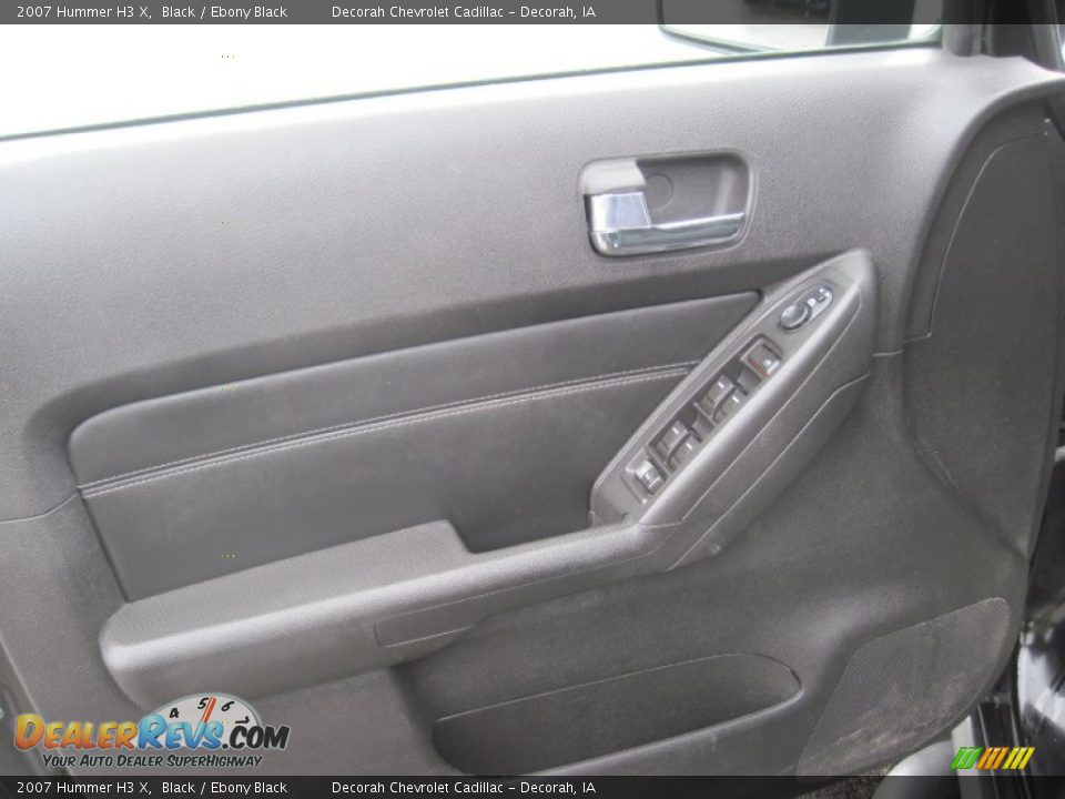 2007 Hummer H3 X Black / Ebony Black Photo #9