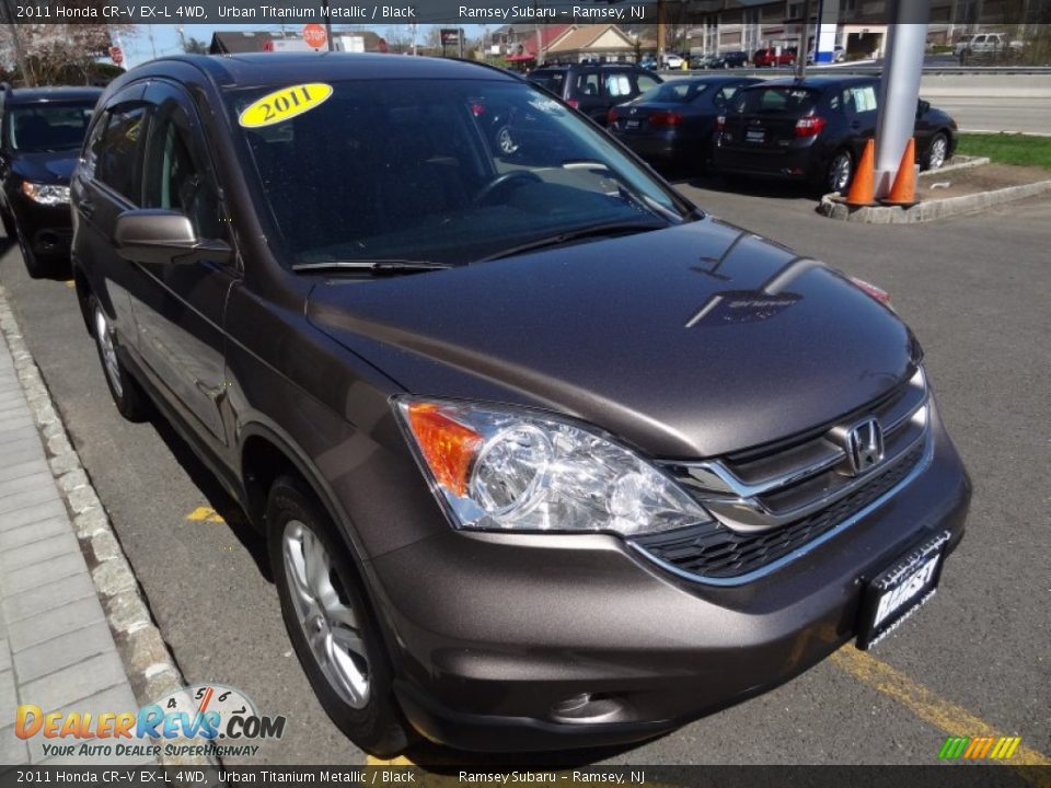 2011 Honda CR-V EX-L 4WD Urban Titanium Metallic / Black Photo #10