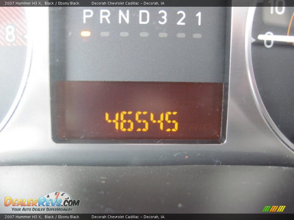 2007 Hummer H3 X Black / Ebony Black Photo #11
