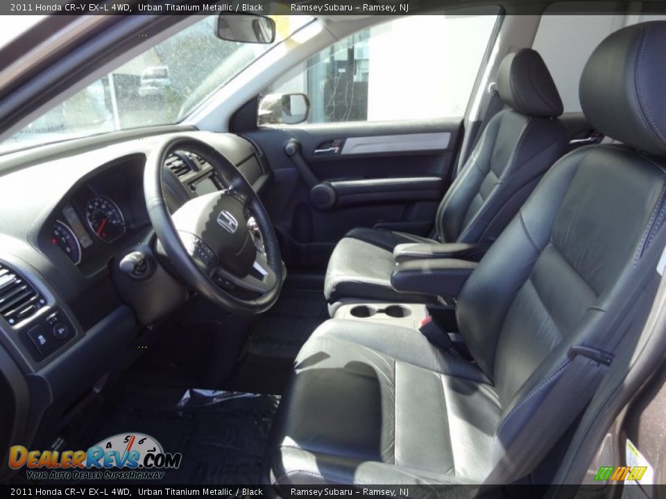 2011 Honda CR-V EX-L 4WD Urban Titanium Metallic / Black Photo #12