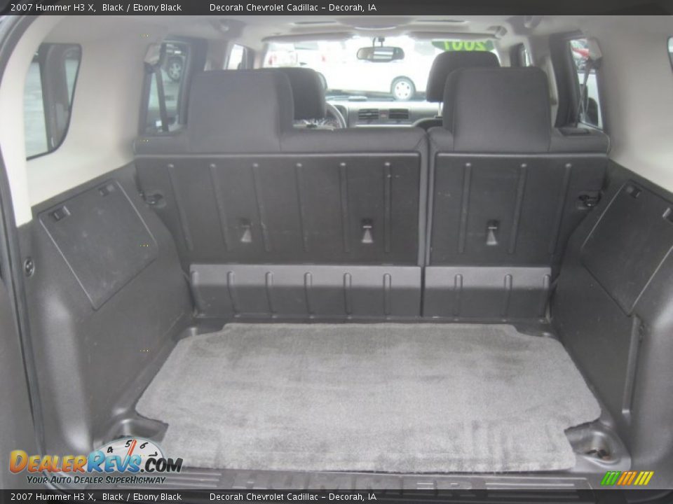 2007 Hummer H3 X Black / Ebony Black Photo #13