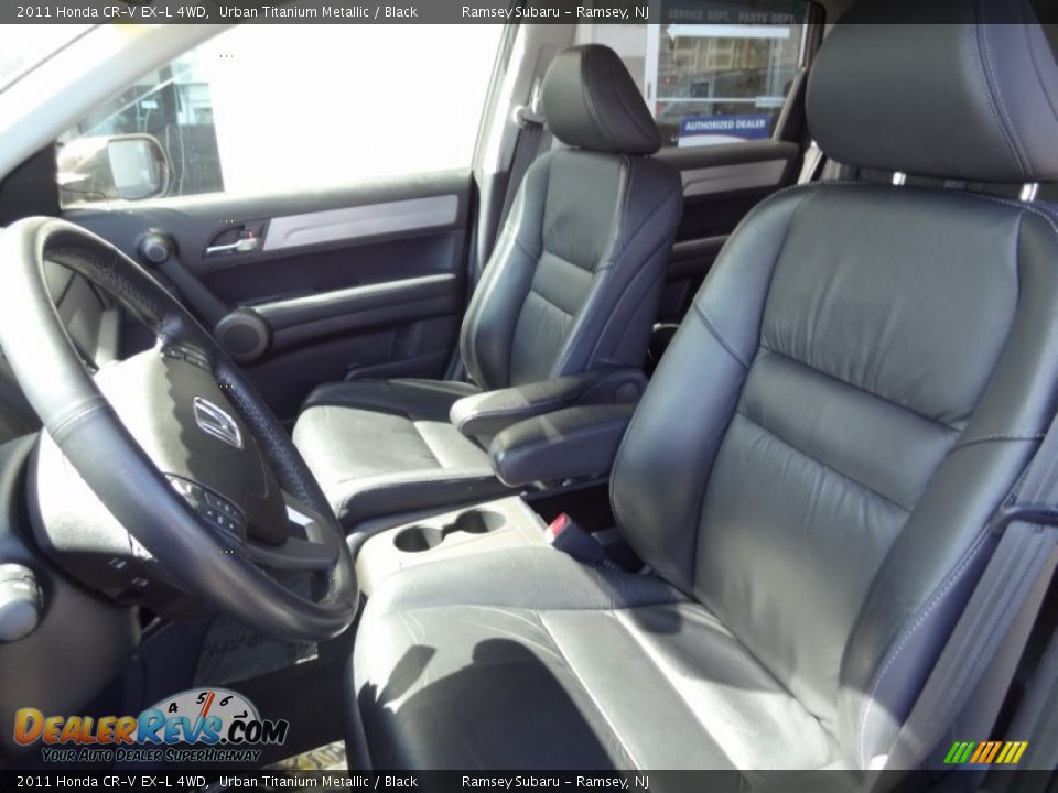 2011 Honda CR-V EX-L 4WD Urban Titanium Metallic / Black Photo #14
