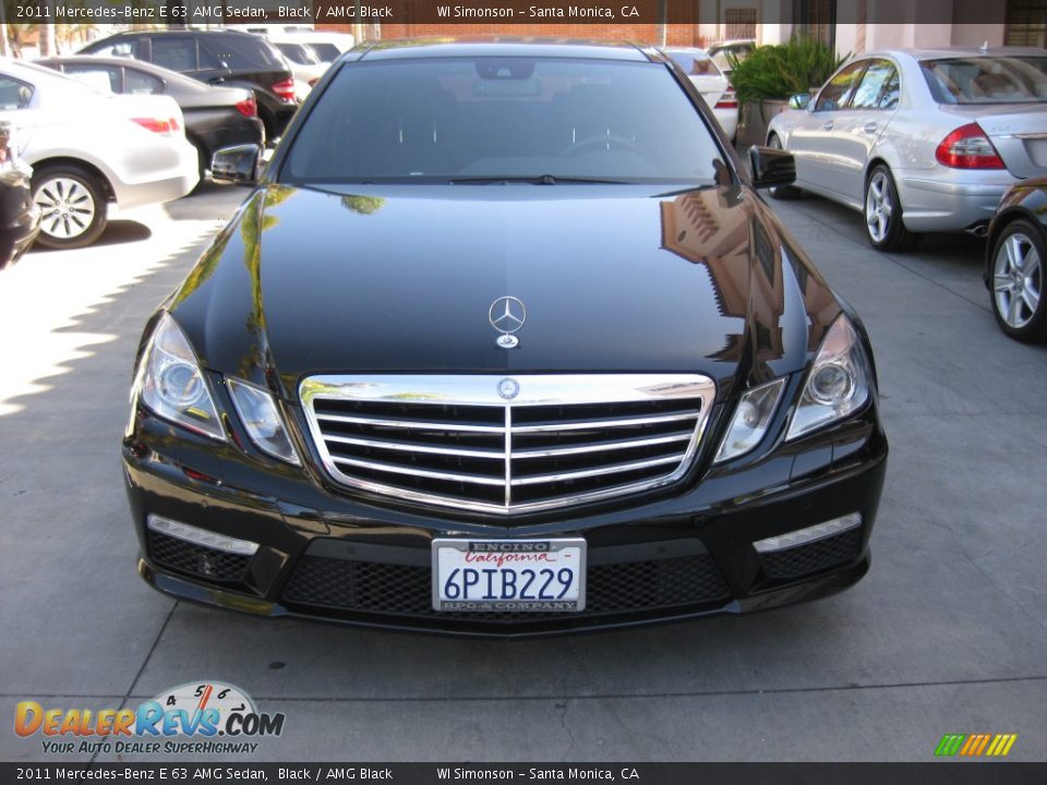 2011 Mercedes-Benz E 63 AMG Sedan Black / AMG Black Photo #4