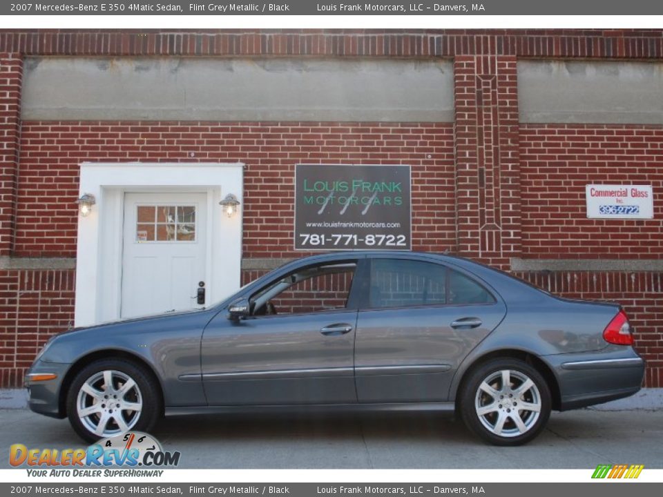 2007 Mercedes-Benz E 350 4Matic Sedan Flint Grey Metallic / Black Photo #1
