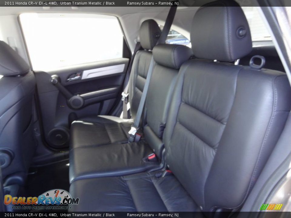 2011 Honda CR-V EX-L 4WD Urban Titanium Metallic / Black Photo #17