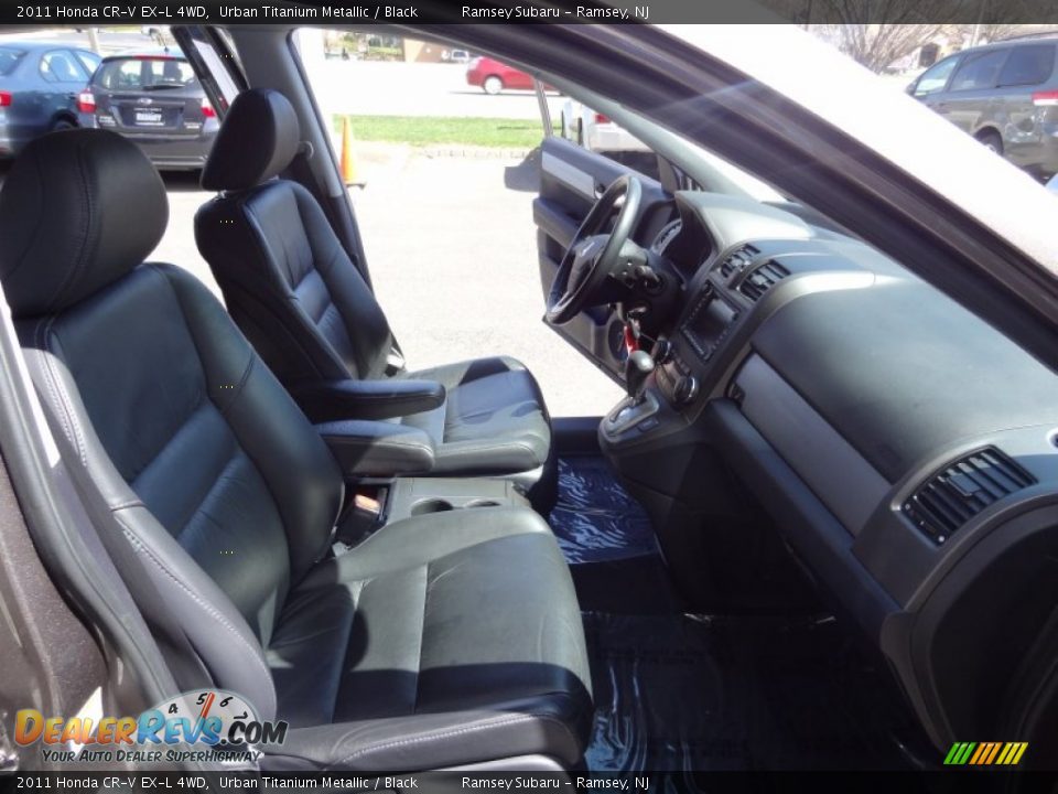 2011 Honda CR-V EX-L 4WD Urban Titanium Metallic / Black Photo #19