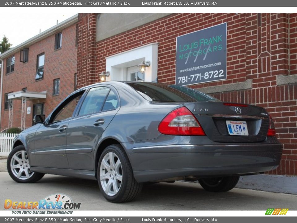 2007 Mercedes-Benz E 350 4Matic Sedan Flint Grey Metallic / Black Photo #4