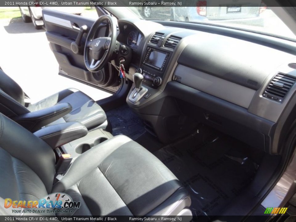 2011 Honda CR-V EX-L 4WD Urban Titanium Metallic / Black Photo #21