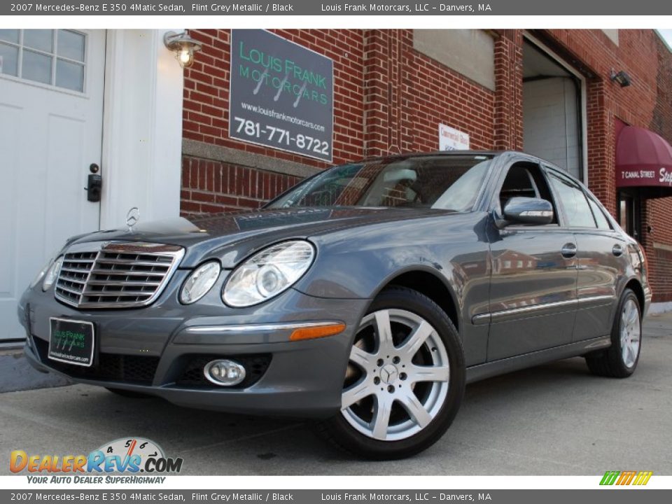 2007 Mercedes-Benz E 350 4Matic Sedan Flint Grey Metallic / Black Photo #5