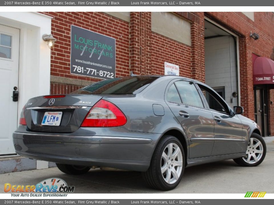 2007 Mercedes-Benz E 350 4Matic Sedan Flint Grey Metallic / Black Photo #6