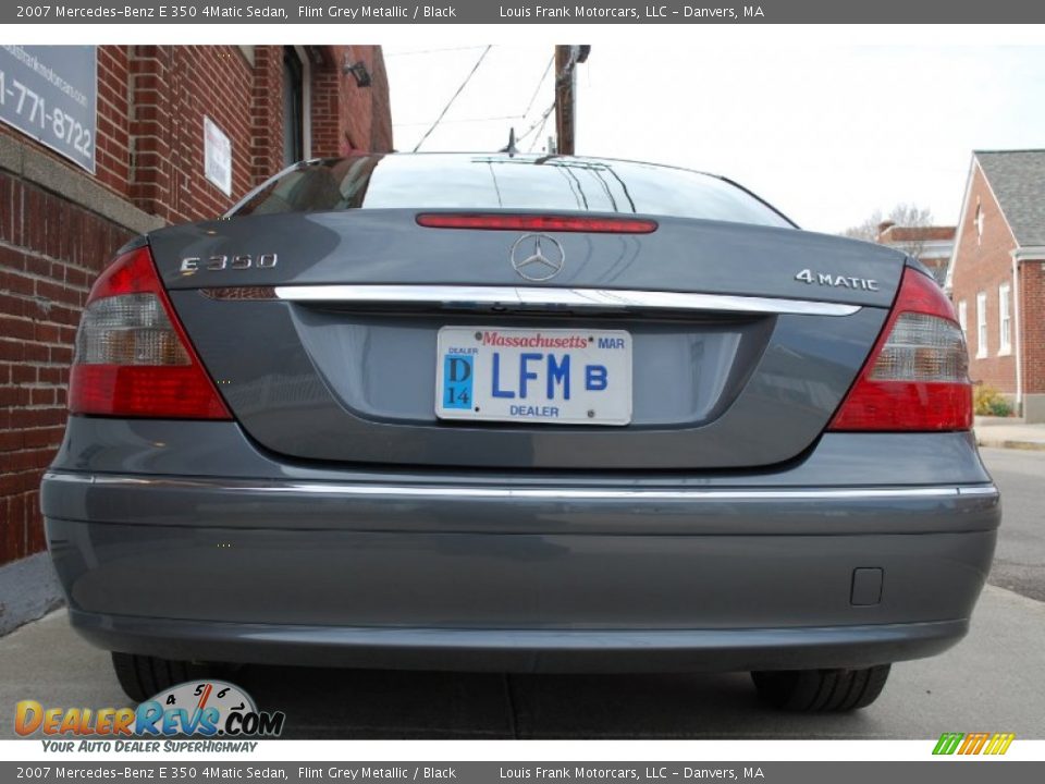 2007 Mercedes-Benz E 350 4Matic Sedan Flint Grey Metallic / Black Photo #9