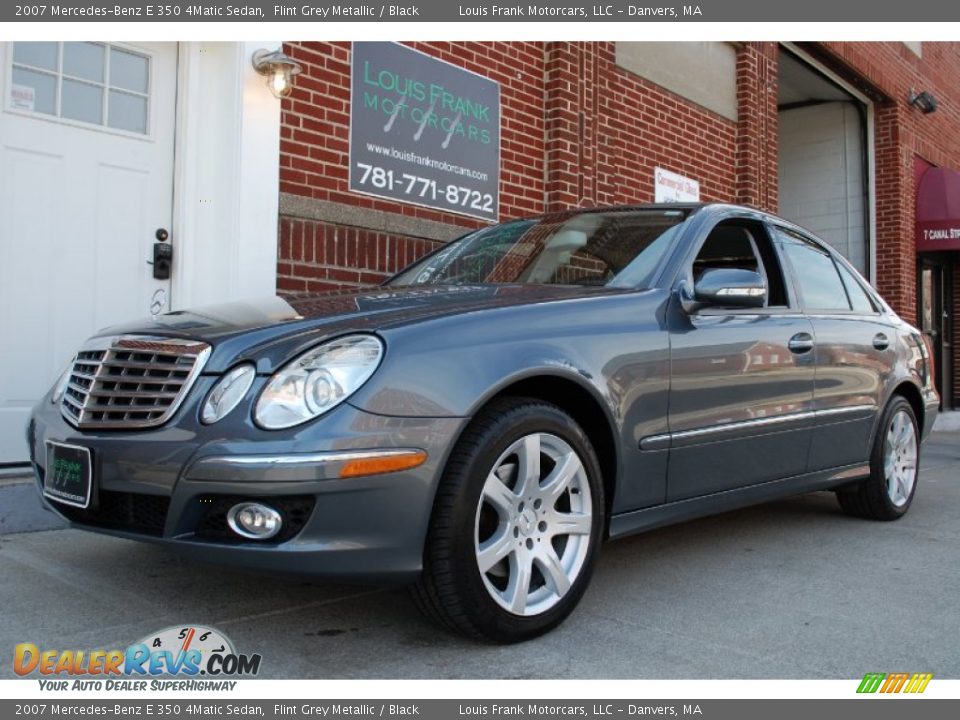 2007 Mercedes-Benz E 350 4Matic Sedan Flint Grey Metallic / Black Photo #10