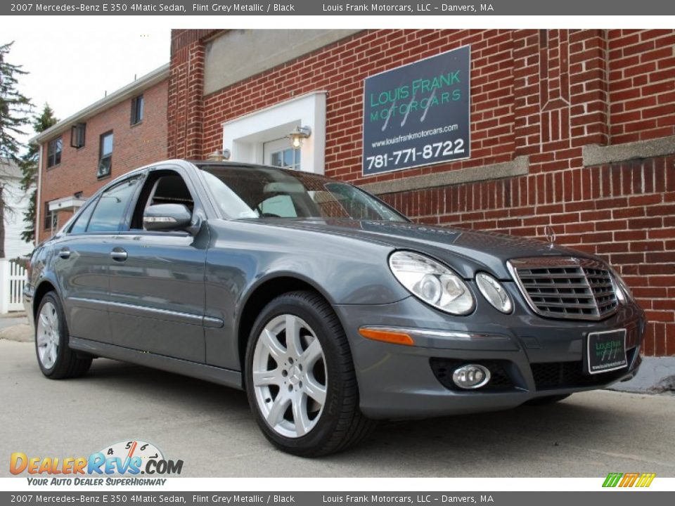 2007 Mercedes-Benz E 350 4Matic Sedan Flint Grey Metallic / Black Photo #11