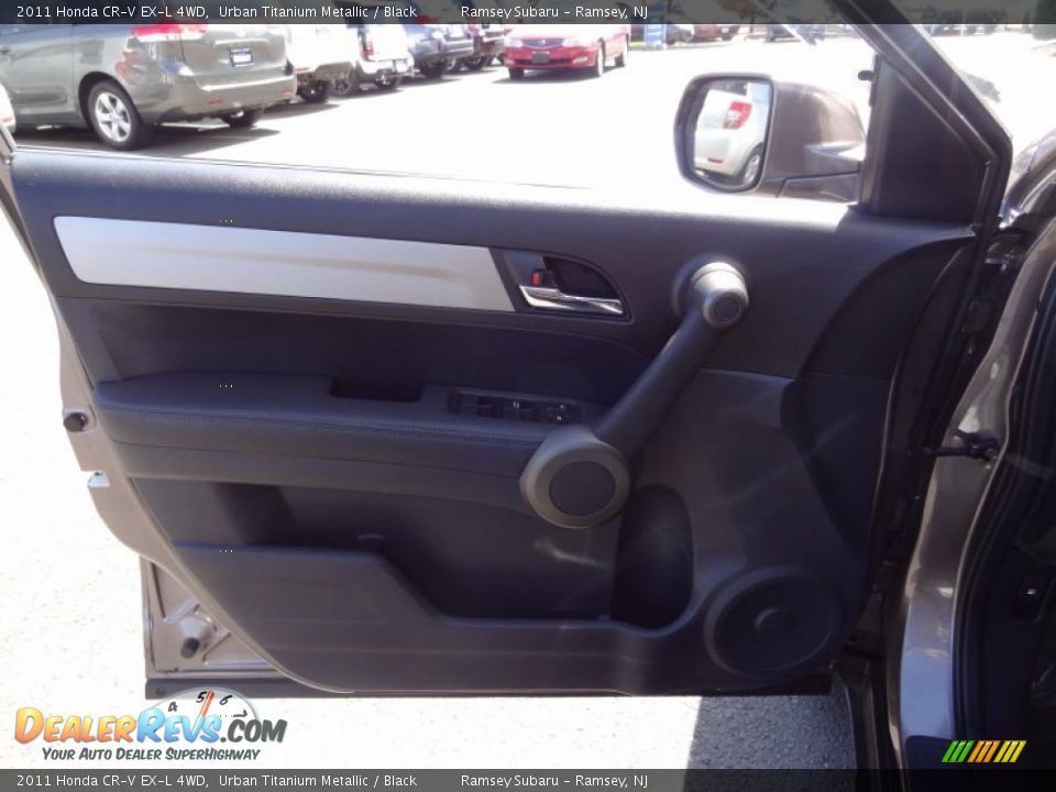 2011 Honda CR-V EX-L 4WD Urban Titanium Metallic / Black Photo #29