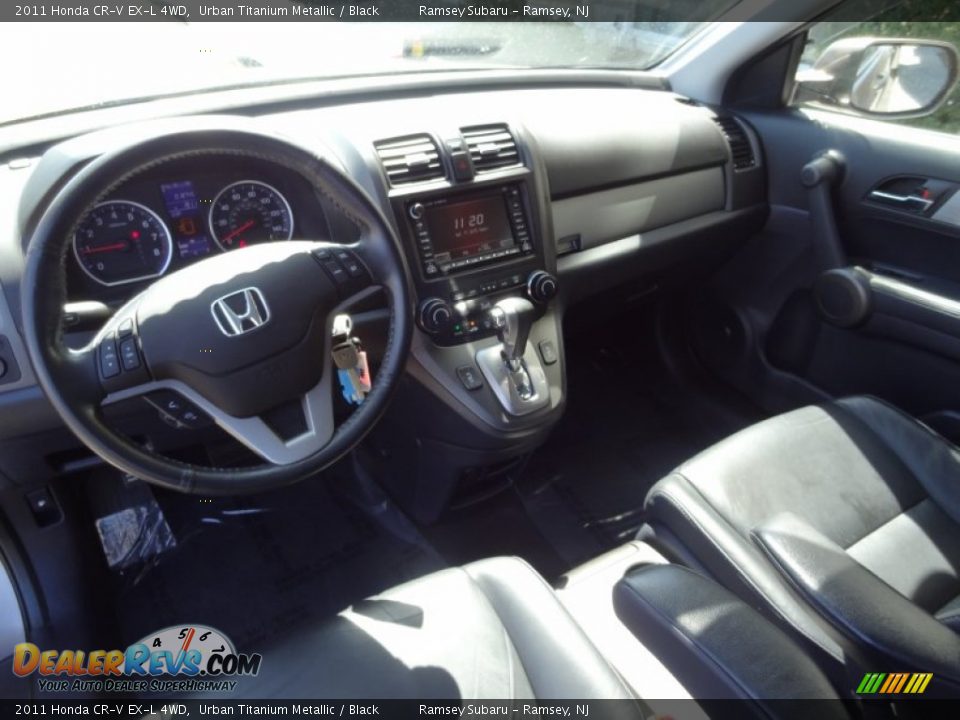 2011 Honda CR-V EX-L 4WD Urban Titanium Metallic / Black Photo #30