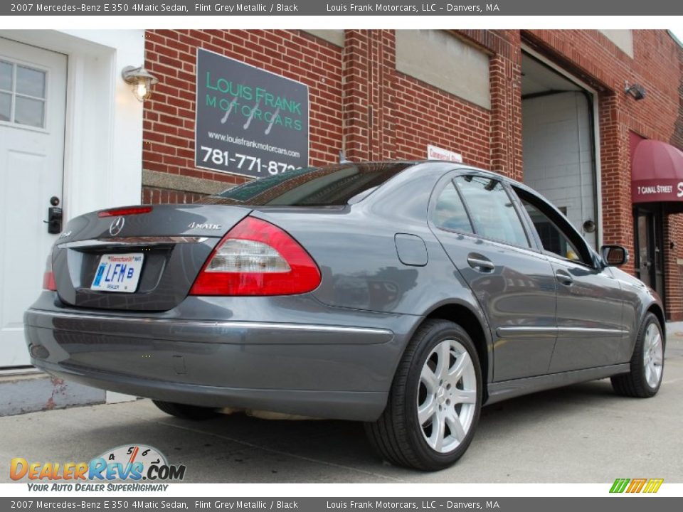 2007 Mercedes-Benz E 350 4Matic Sedan Flint Grey Metallic / Black Photo #13