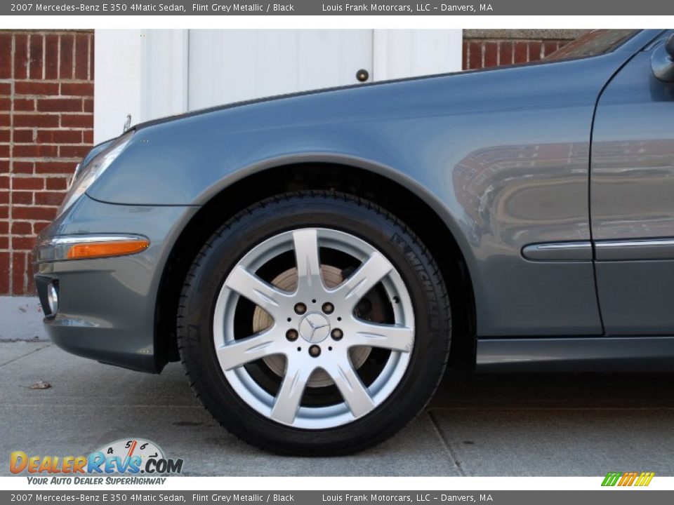 2007 Mercedes-Benz E 350 4Matic Sedan Flint Grey Metallic / Black Photo #14