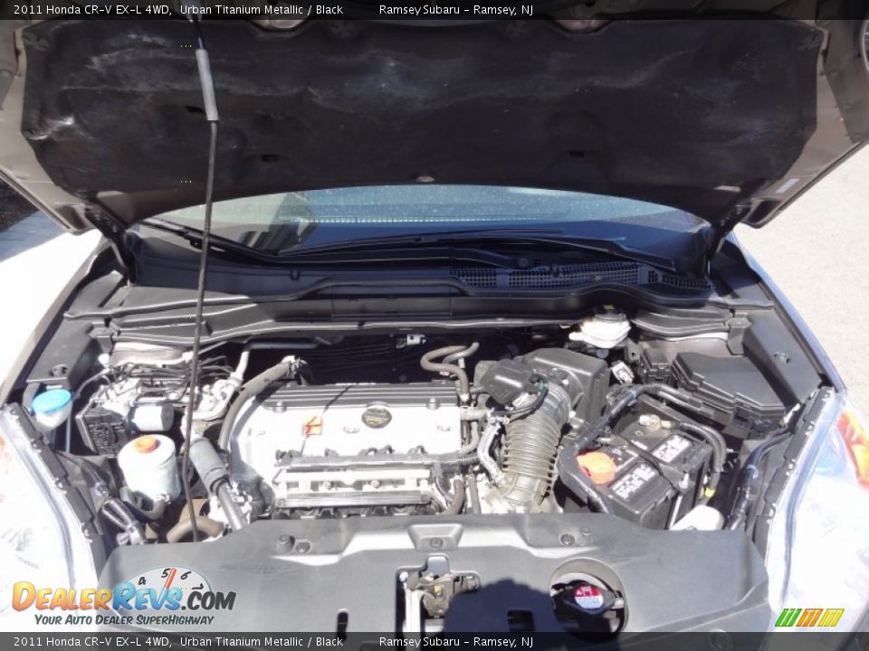 2011 Honda CR-V EX-L 4WD Urban Titanium Metallic / Black Photo #32