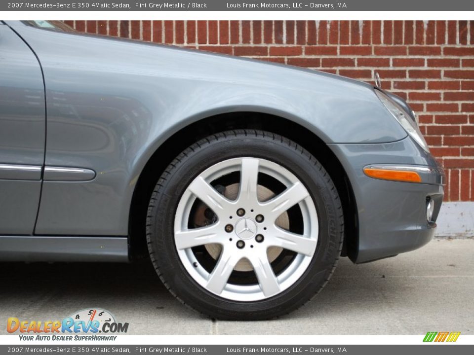 2007 Mercedes-Benz E 350 4Matic Sedan Flint Grey Metallic / Black Photo #15
