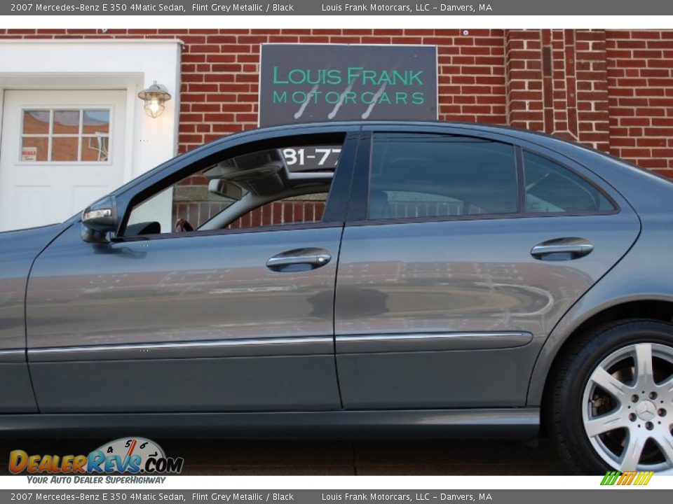 2007 Mercedes-Benz E 350 4Matic Sedan Flint Grey Metallic / Black Photo #16
