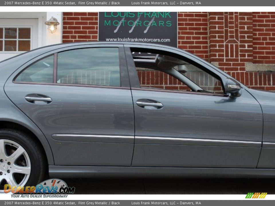 2007 Mercedes-Benz E 350 4Matic Sedan Flint Grey Metallic / Black Photo #17