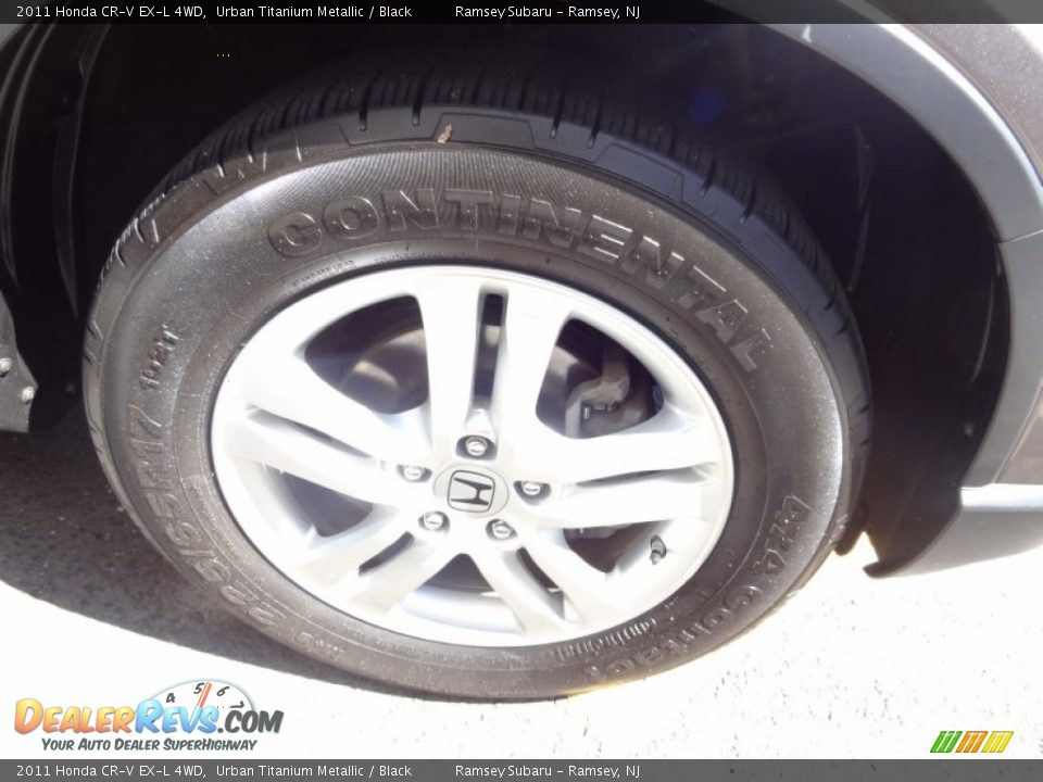 2011 Honda CR-V EX-L 4WD Urban Titanium Metallic / Black Photo #35