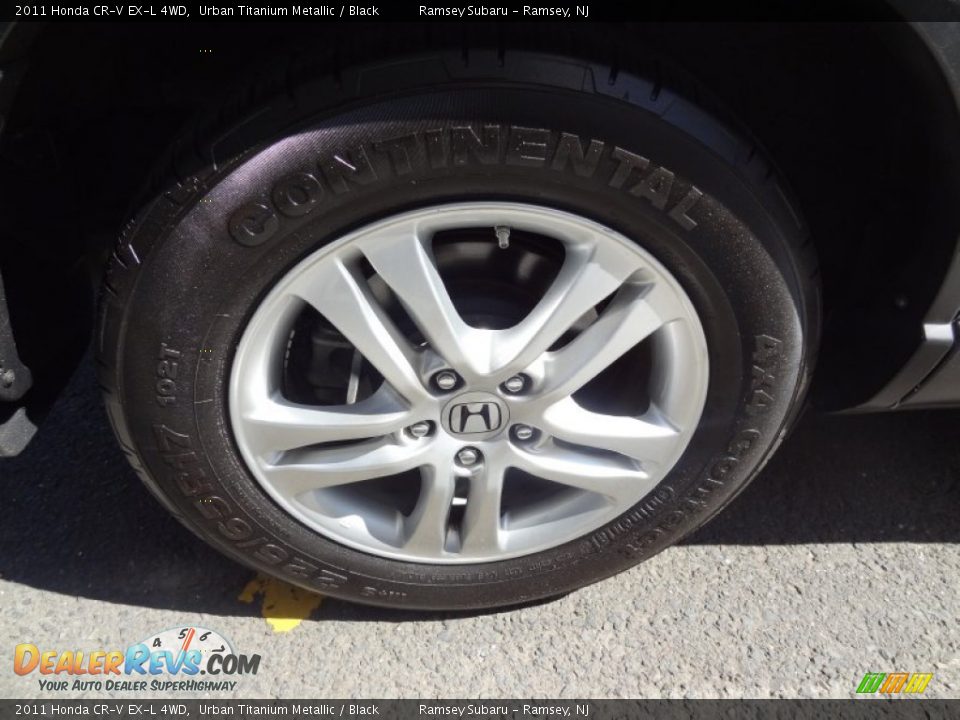 2011 Honda CR-V EX-L 4WD Urban Titanium Metallic / Black Photo #36