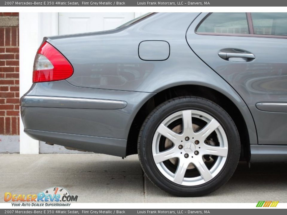 2007 Mercedes-Benz E 350 4Matic Sedan Flint Grey Metallic / Black Photo #19