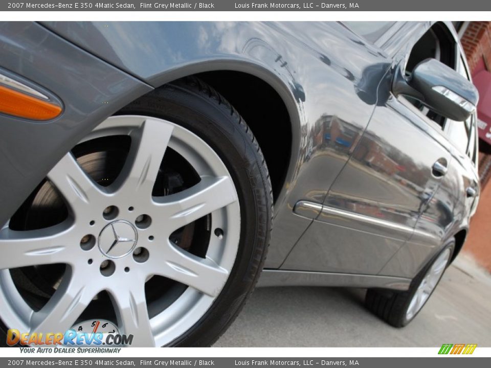 2007 Mercedes-Benz E 350 4Matic Sedan Flint Grey Metallic / Black Photo #20