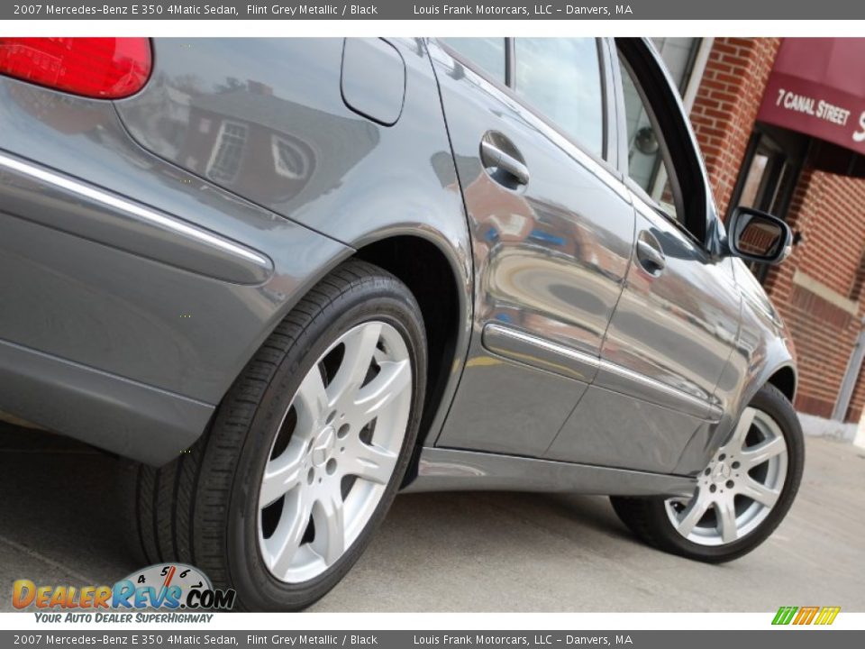 2007 Mercedes-Benz E 350 4Matic Sedan Flint Grey Metallic / Black Photo #21