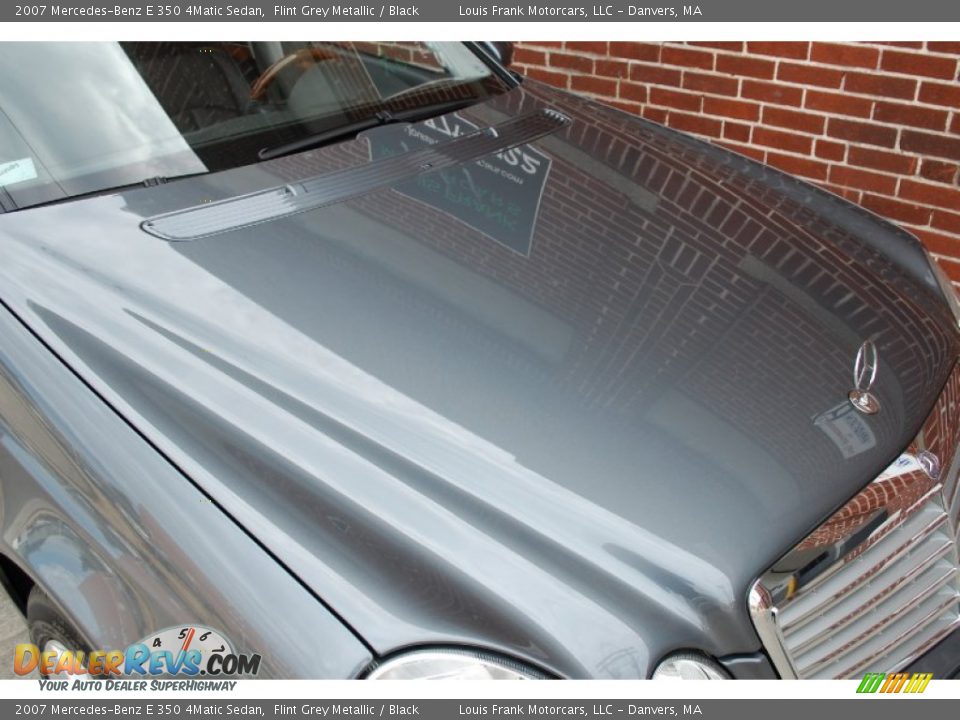 2007 Mercedes-Benz E 350 4Matic Sedan Flint Grey Metallic / Black Photo #23