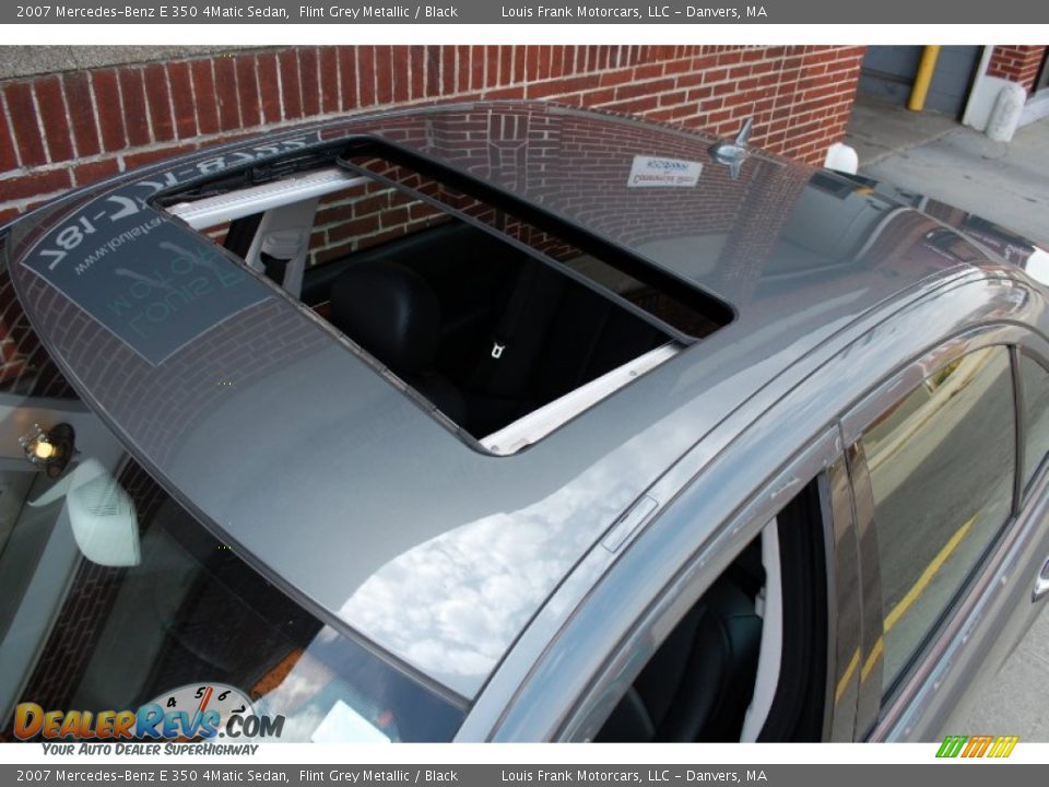 2007 Mercedes-Benz E 350 4Matic Sedan Flint Grey Metallic / Black Photo #24