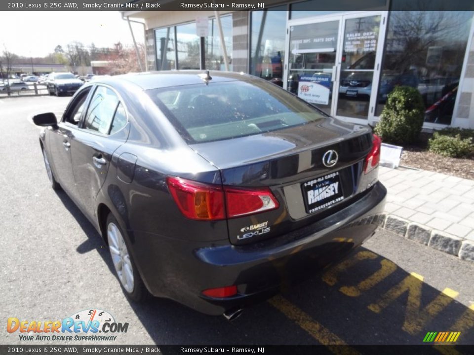 2010 Lexus IS 250 AWD Smoky Granite Mica / Black Photo #5