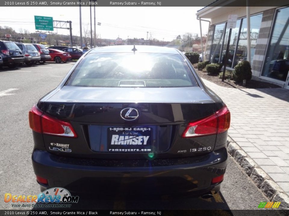 2010 Lexus IS 250 AWD Smoky Granite Mica / Black Photo #6