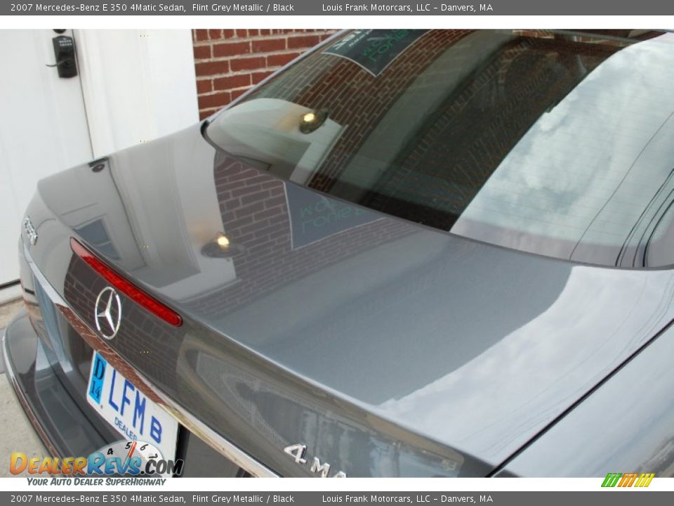 2007 Mercedes-Benz E 350 4Matic Sedan Flint Grey Metallic / Black Photo #27