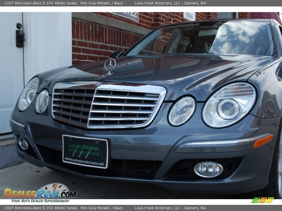 2007 Mercedes-Benz E 350 4Matic Sedan Flint Grey Metallic / Black Photo #28