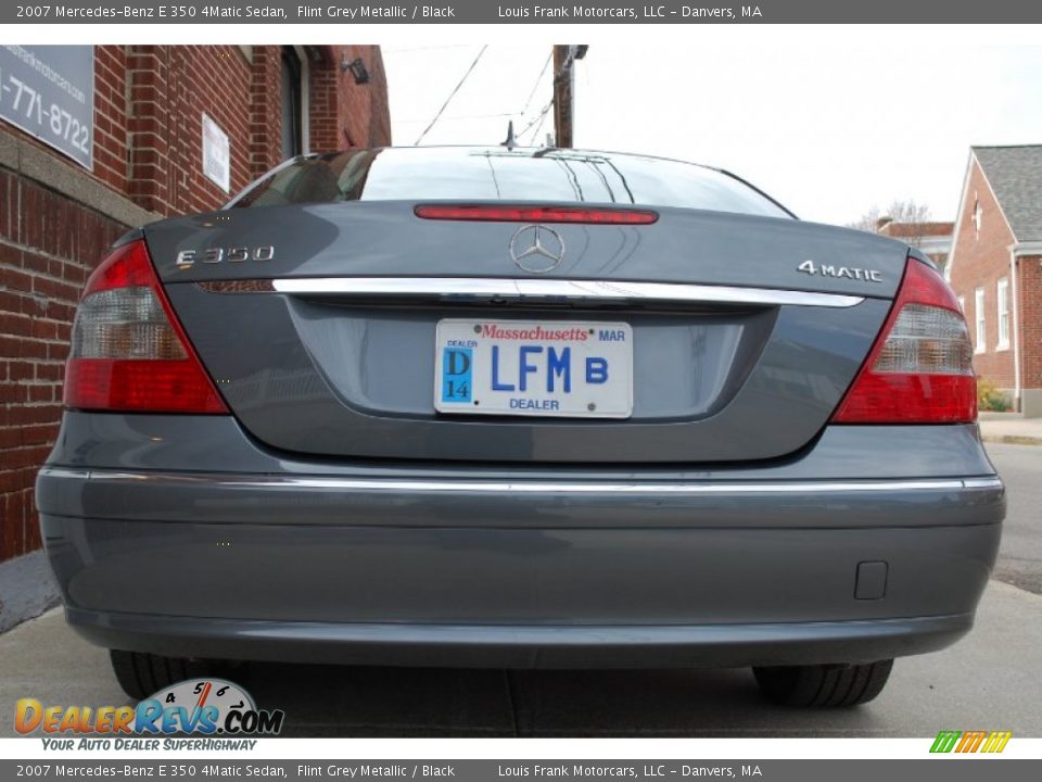 2007 Mercedes-Benz E 350 4Matic Sedan Flint Grey Metallic / Black Photo #32
