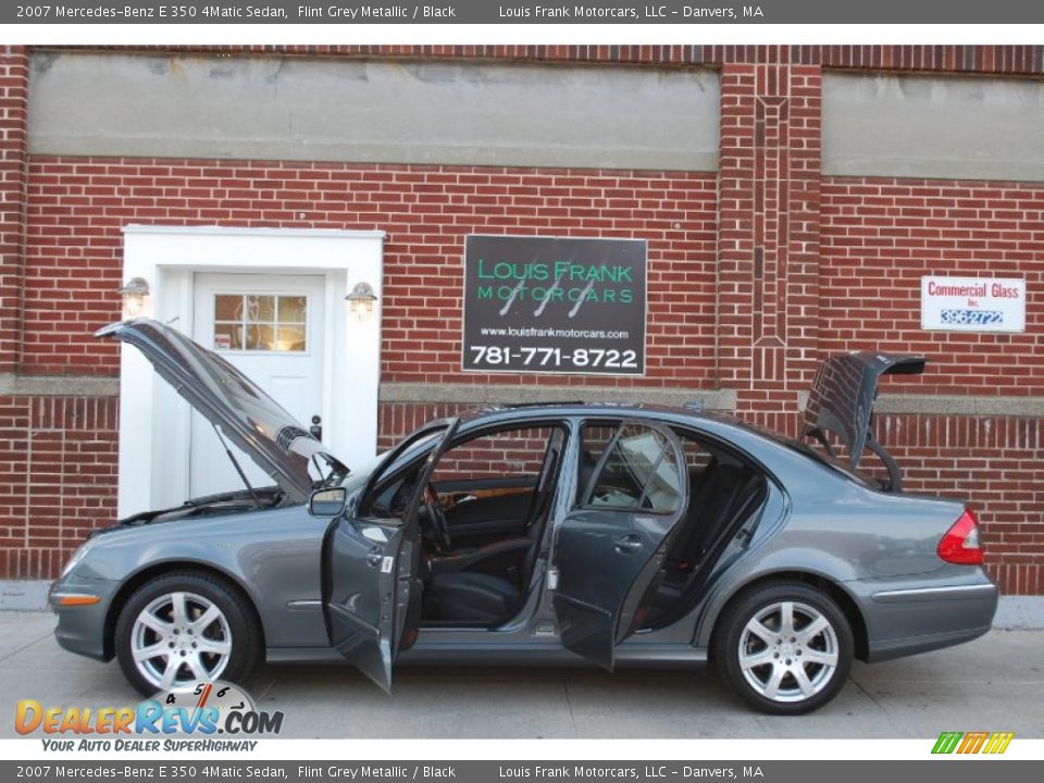 2007 Mercedes-Benz E 350 4Matic Sedan Flint Grey Metallic / Black Photo #34