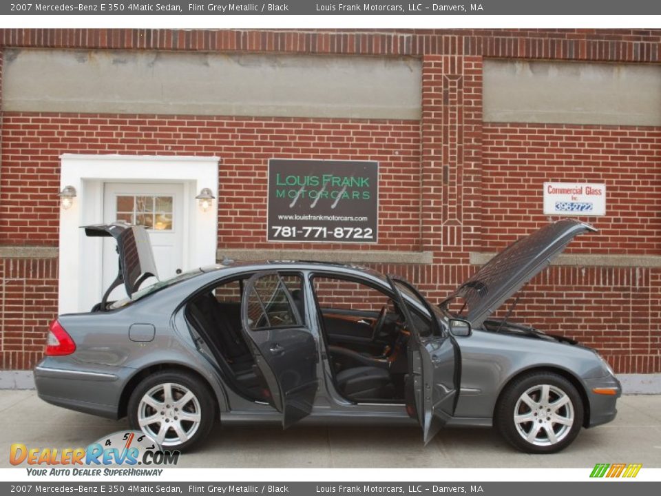 2007 Mercedes-Benz E 350 4Matic Sedan Flint Grey Metallic / Black Photo #35