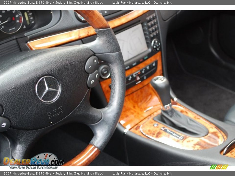 2007 Mercedes-Benz E 350 4Matic Sedan Flint Grey Metallic / Black Photo #36