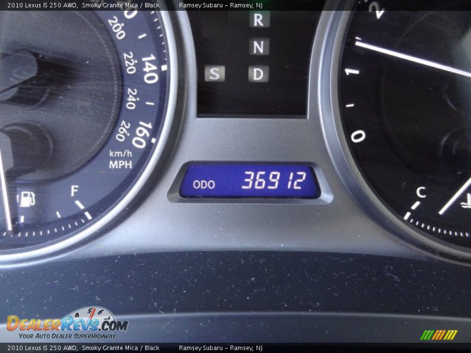 2010 Lexus IS 250 AWD Smoky Granite Mica / Black Photo #31