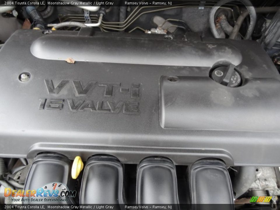 2004 Toyota Corolla LE Moonshadow Gray Metallic / Light Gray Photo #17