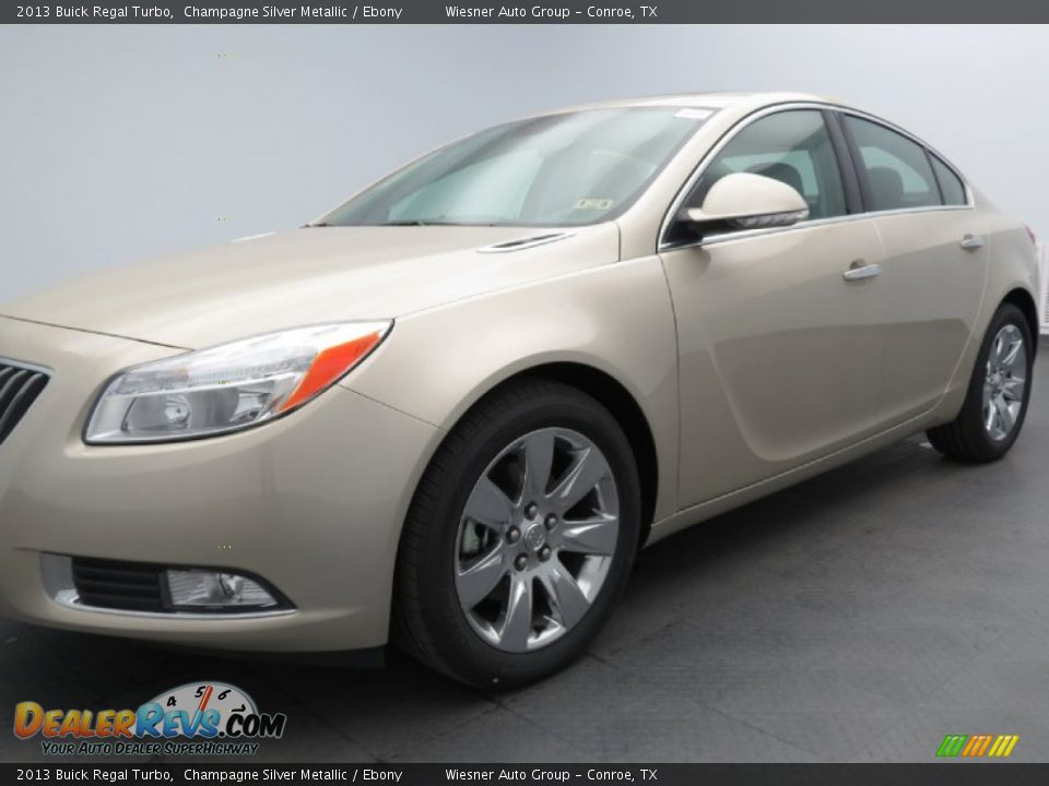 2013 Buick Regal Turbo Champagne Silver Metallic / Ebony Photo #2