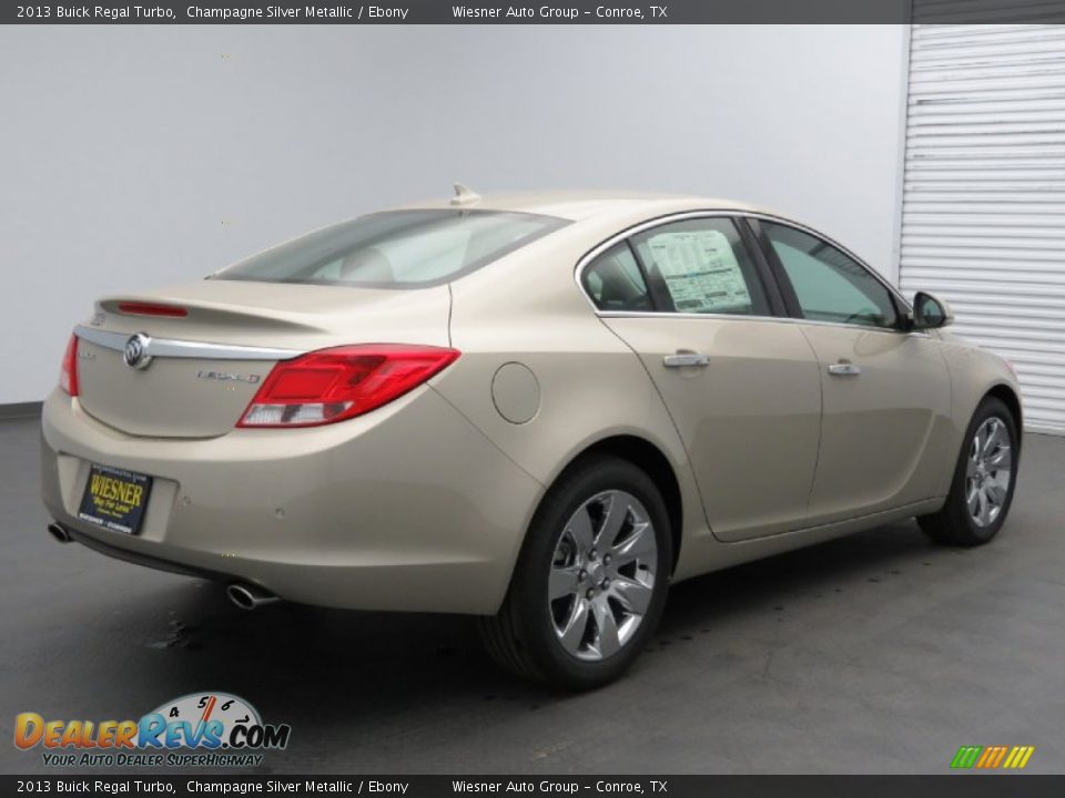 2013 Buick Regal Turbo Champagne Silver Metallic / Ebony Photo #3