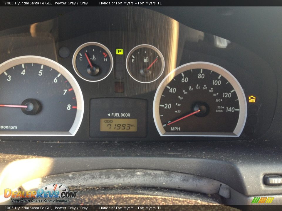 2005 Hyundai Santa Fe GLS Pewter Gray / Gray Photo #1