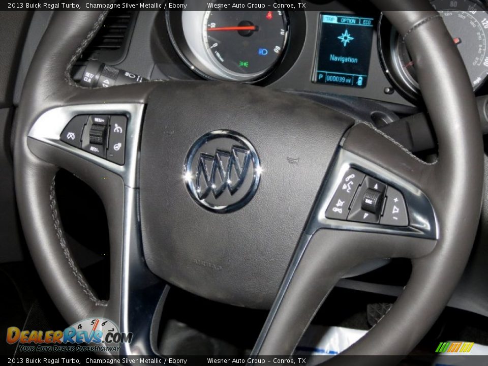2013 Buick Regal Turbo Champagne Silver Metallic / Ebony Photo #6