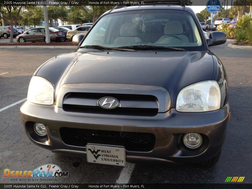 2005 Hyundai Santa Fe GLS Pewter Gray / Gray Photo #8