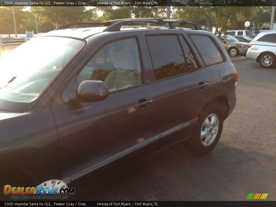 2005 Hyundai Santa Fe GLS Pewter Gray / Gray Photo #9