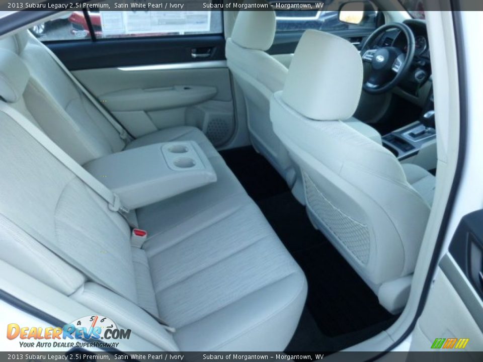 2013 Subaru Legacy 2.5i Premium Satin White Pearl / Ivory Photo #12