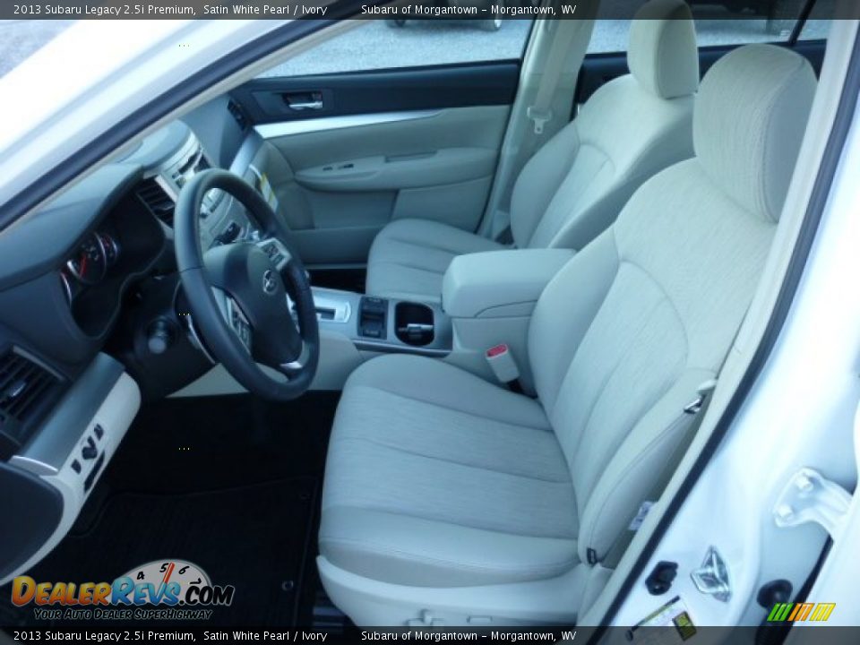 2013 Subaru Legacy 2.5i Premium Satin White Pearl / Ivory Photo #15
